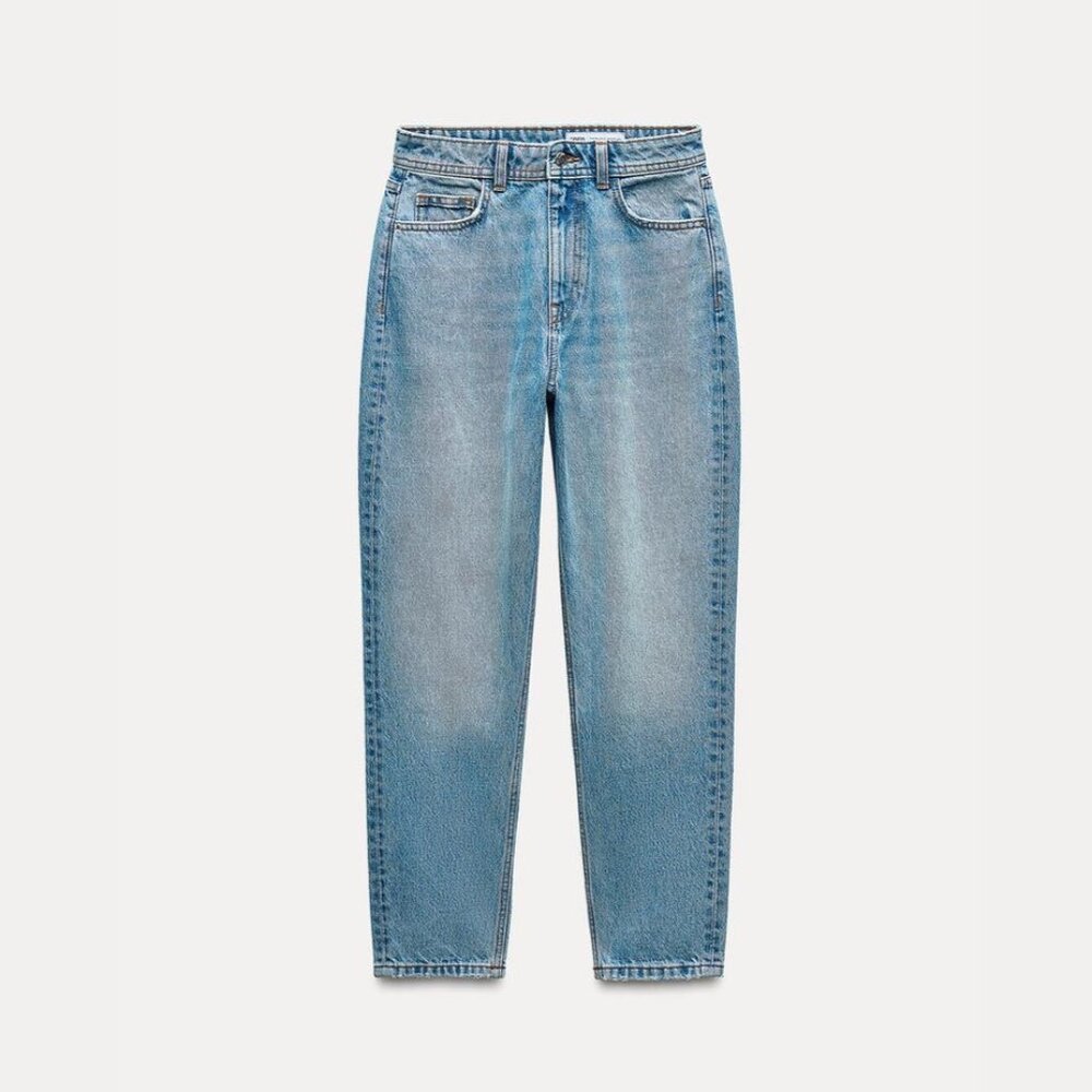 ZARA Mom Jeans High Waist Z1975 - Mid Blue